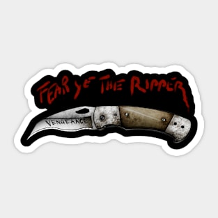 Ripper’s Blade (color) Sticker